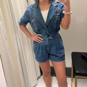 Denim romper - size small